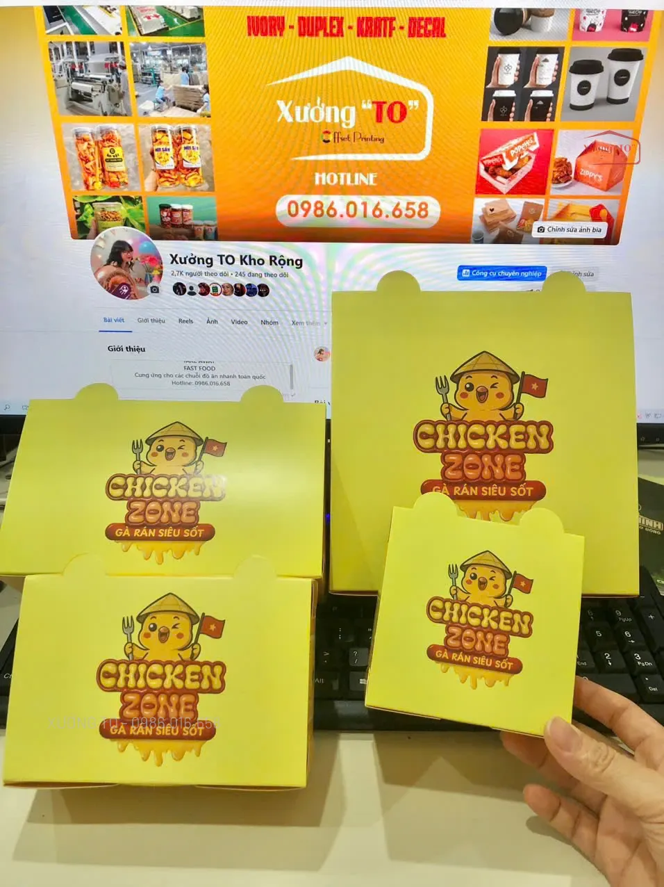 Sản phẩm bao bì Xưởng To
