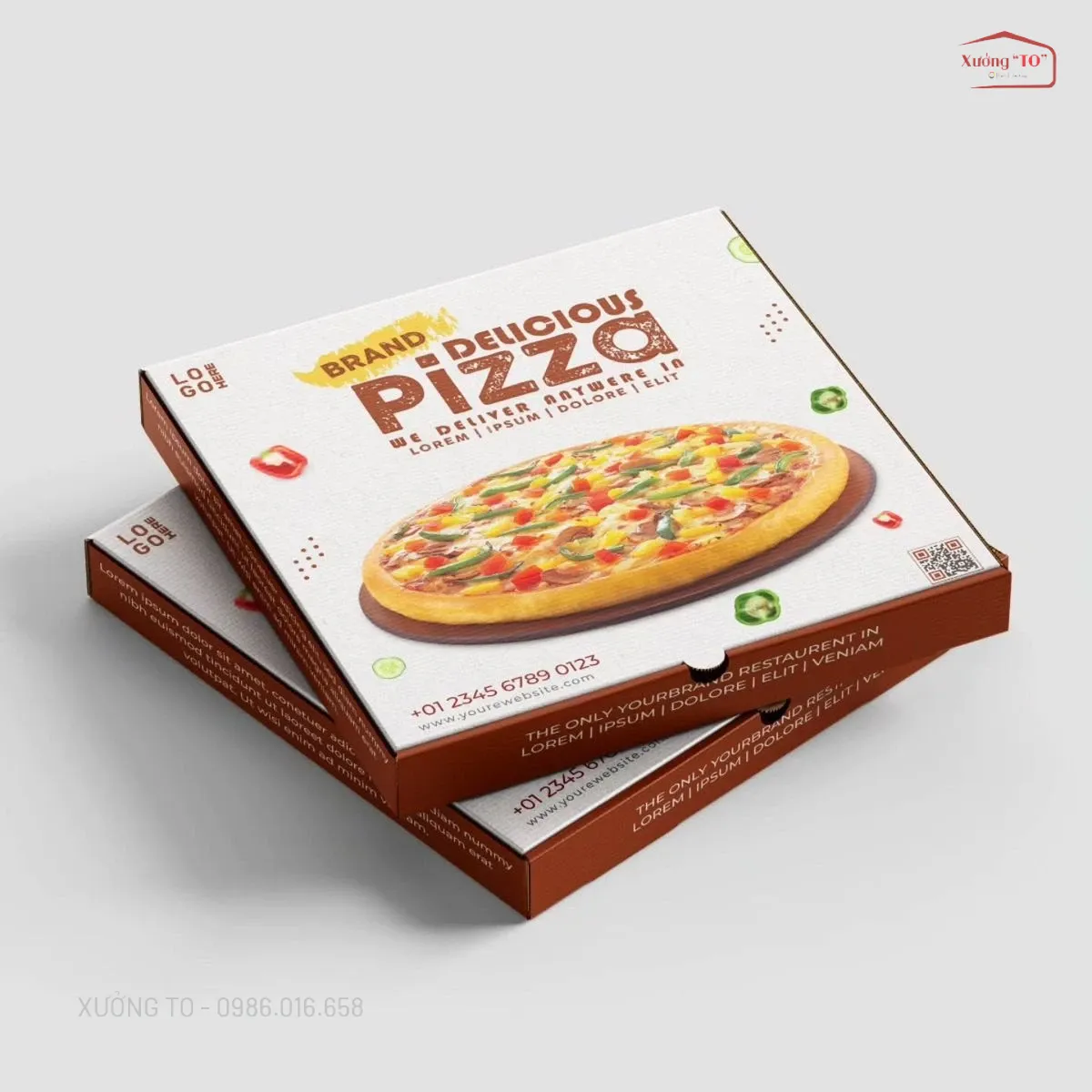 In Hộp Đựng Pizza Chống Thấm, Giữ Nhiệt Tốt | Giá Tận Xưởng 2026